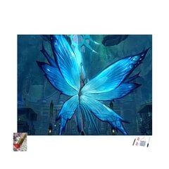 Radošais komplekts dimantu mozaīka Butterfly 40x50 cm cena un informācija | Dimantu mozaīkas | 220.lv