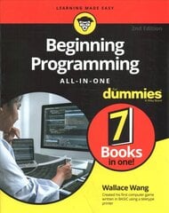 Beginning Programming All-in-One For Dummies 2nd Edition цена и информация | Книги по экономике | 220.lv