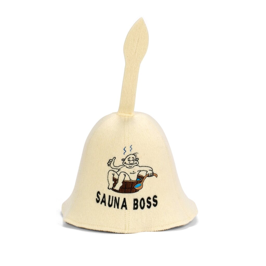 Pirts cepure "Sauna Boss" 100% vilna цена и информация | Pirts lietas | 220.lv