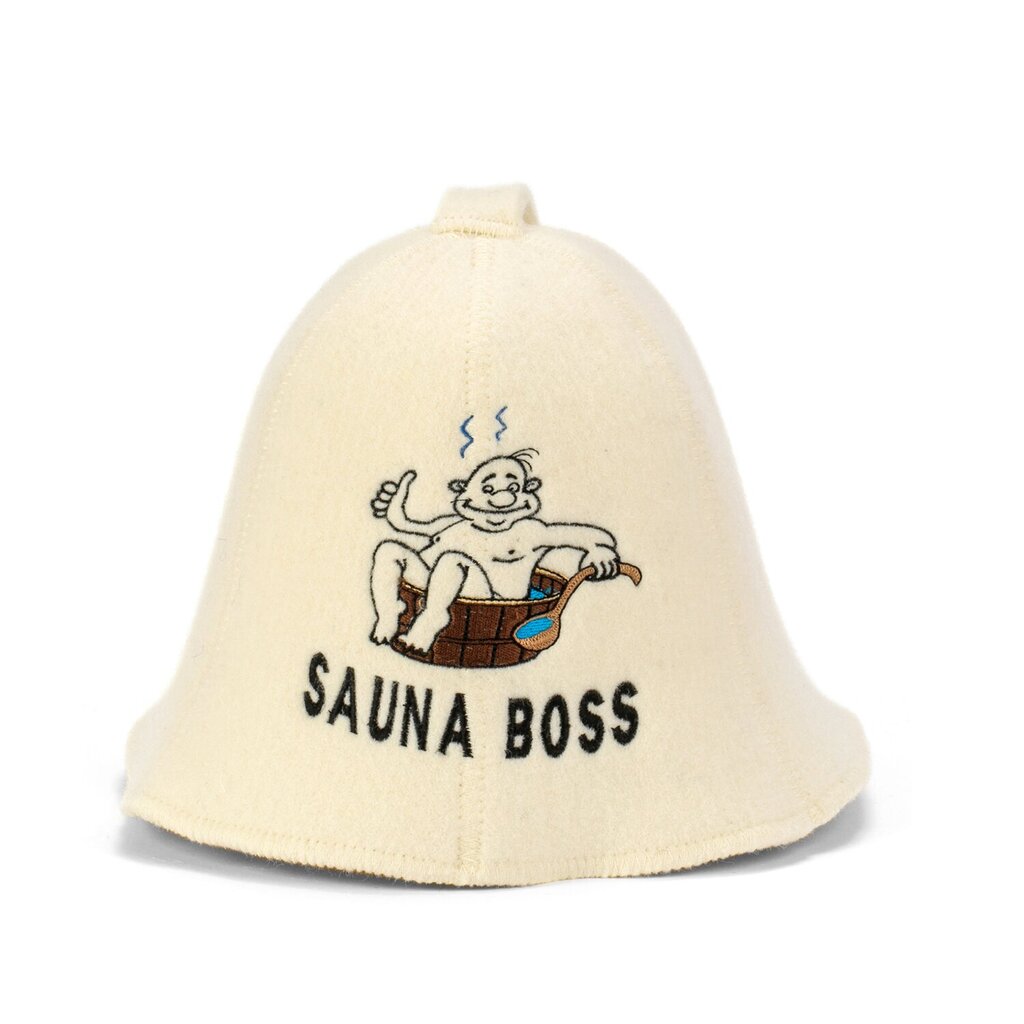 Pirts cepure "Sauna Boss" 100% vilna цена и информация | Pirts lietas | 220.lv