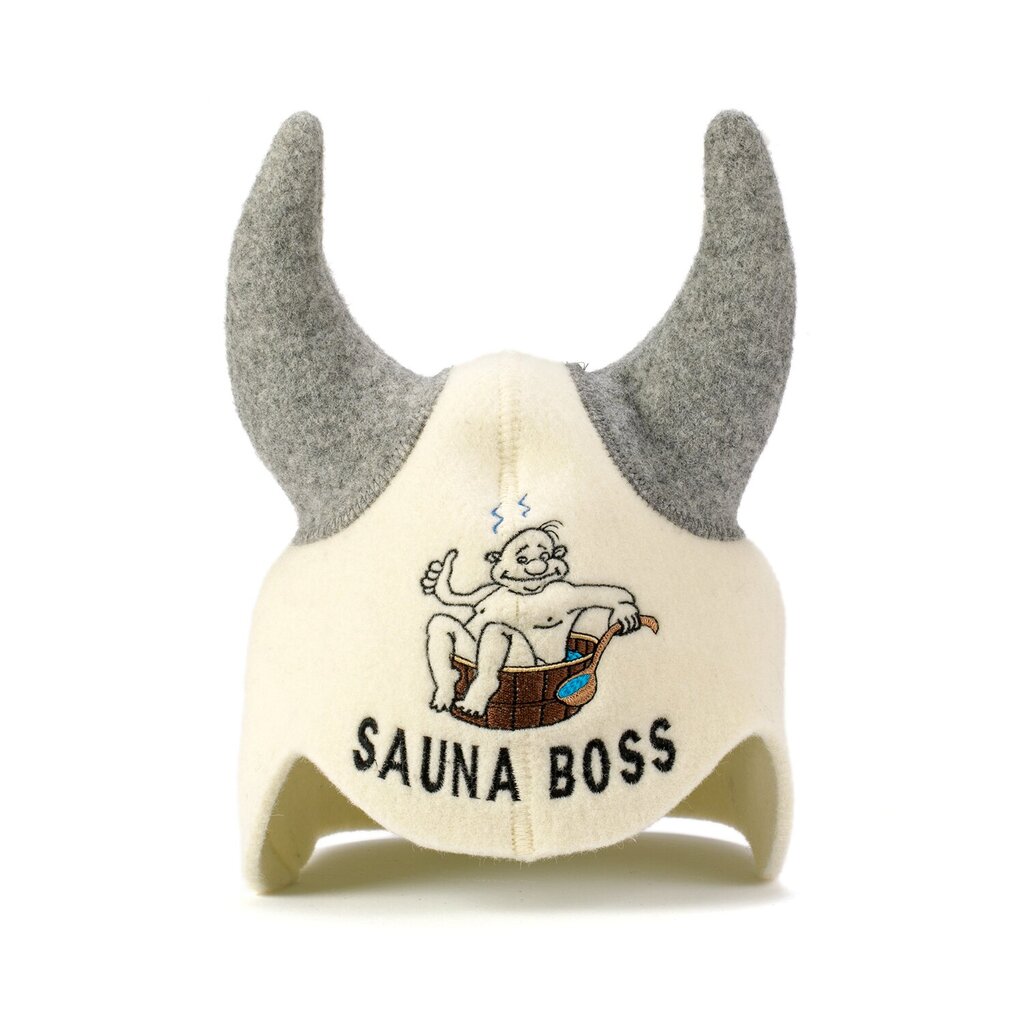 Pirts cepure "Sauna Boss" 100% vilna cena un informācija | Pirts lietas | 220.lv