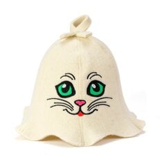 Pirts cepure "Sauna Kitten" 100% vilna цена и информация | Аксессуары для сауны и бани | 220.lv