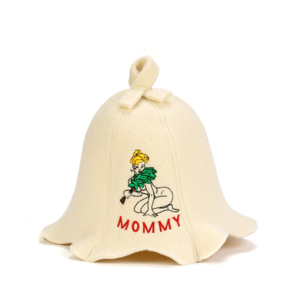 Pirts cepure "Sauna Mommy" 100% vilna cena un informācija | Pirts lietas | 220.lv