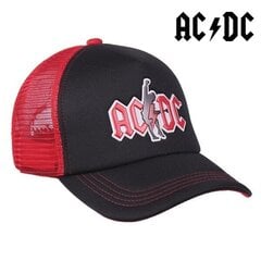 Кепка унисекс ACDC, красная / чёрная, 58 см цена и информация | Женские шапки | 220.lv