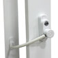 Papildu logu un durvju aizsargslēdzene ar slēdzeni un atslēgu, baltā krāsā, Penkid cena un informācija | Durvju slēdzenes | 220.lv