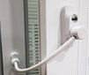 Papildu logu un durvju aizsargslēdzene ar slēdzeni un atslēgu, baltā krāsā, Penkid cena un informācija | Durvju slēdzenes | 220.lv