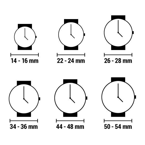 Pulksteņa siksna H2X DD2 (Ø 45 mm) цена и информация | Vīriešu pulksteņi | 220.lv