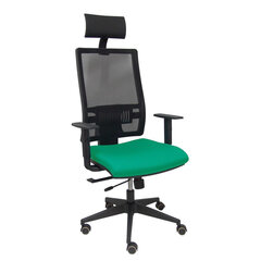 Biroja krēsls ar galvas atbalstu P&C Horna Traslack bali Zaļš cena un informācija | Biroja krēsli | 220.lv