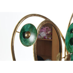 Dekoratīvās figūriņas DKD Home Decor spogulis Bronza Metāls Zaļš (62 x 9 x 53.3 cm) cena un informācija | Interjera priekšmeti | 220.lv