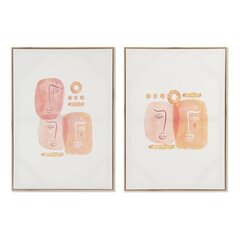 Glezna DKD Home Decor Abstrakts (2 pcs) (50 x 3 x 70 cm) cena un informācija | Gleznas | 220.lv