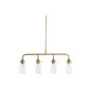Griestu gaismas DKD Home Decor Bronza 220 V 50 W (84 x 17 x 24 cm) цена и информация | Griestu lampas | 220.lv