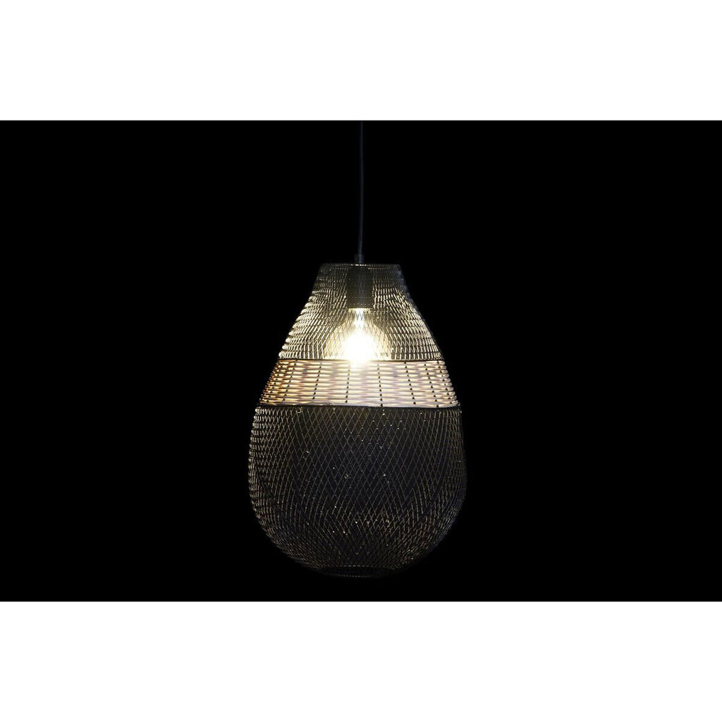 Griestu gaismas DKD Home Decor Melns Brūns 220 V 50 W (32 x 32 x 43 cm) cena un informācija | Griestu lampas | 220.lv