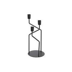 Канделябр DKD Home Decor, чёрный металл (12 x 12 x 27.5 см) цена и информация | Подсвечники, свечи | 220.lv