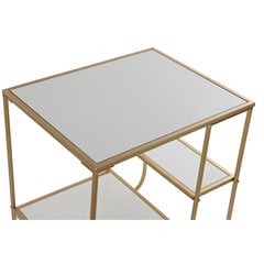 Журнальный столик DKD Home Decor, позолоченный металл MDF, белый (50 x 40 x 55.5 см) цена и информация | Журнальные столики | 220.lv