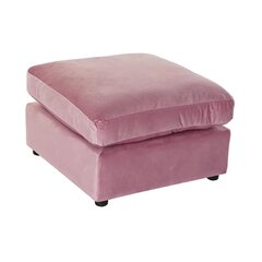 Подставка для ног DKD Home Decor, розовый полиэстер современный (55 x 55 x 30 см) цена и информация | Кресла-мешки и пуфы | 220.lv