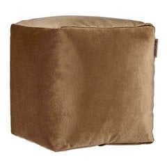 Пуф коричневый (30 x 30 x 30 cм) цена и информация | Кресла-мешки и пуфы | 220.lv