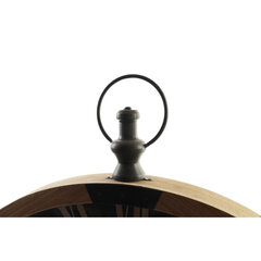 Sienas pulkstenis DKD Home Decor Stikls Melns Metāls Koks MDF (59.5 x 6.5 x 60 cm) cena un informācija | Pulksteņi | 220.lv