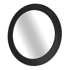 Sienas spogulis Stikls Melns Metāls (90 x 8 x 90 cm) cena un informācija | Spoguļi | 220.lv