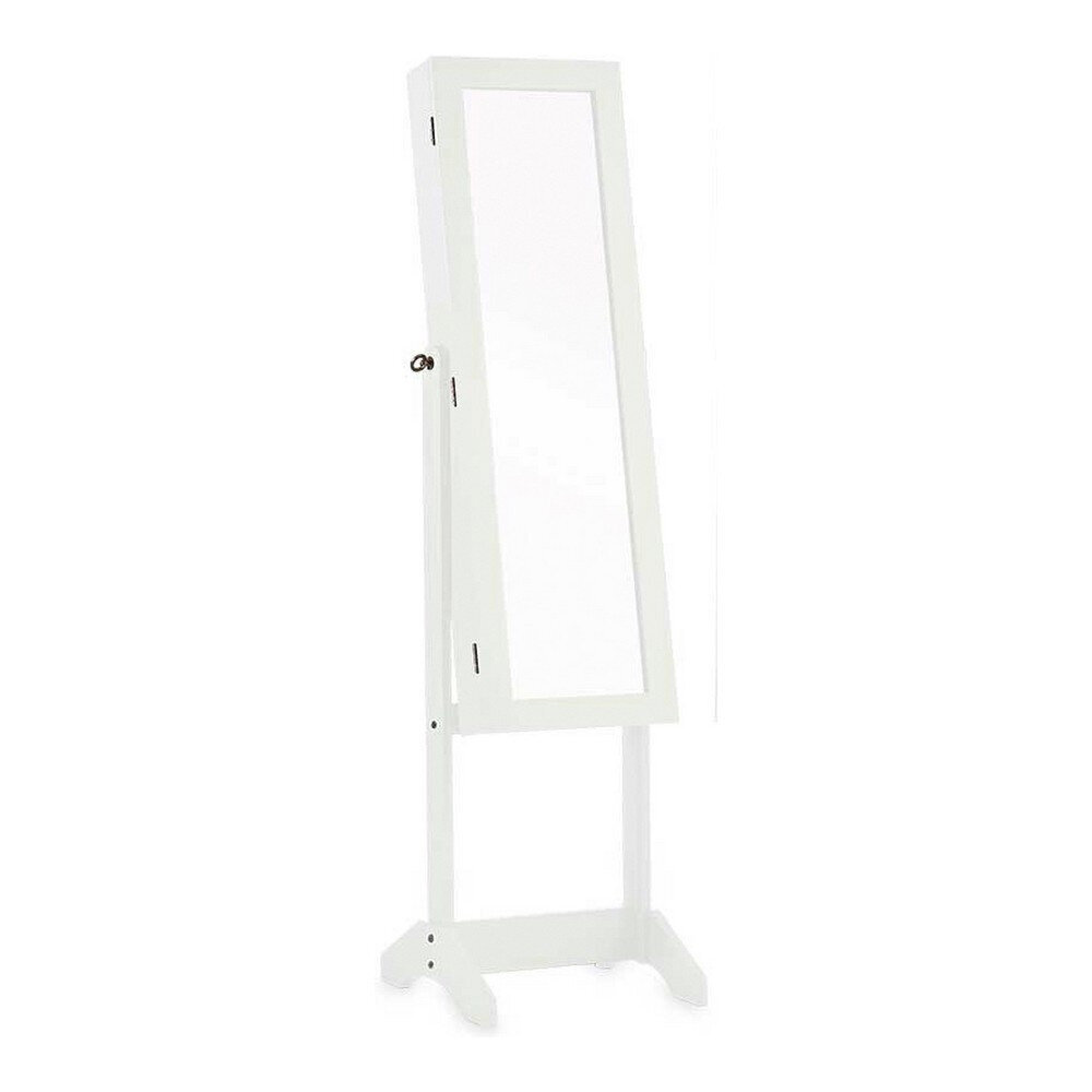 Spogulis Rotaslietu statīvs Balts Koks MDF (36 x 140 x 36,5 cm) cena un informācija | Spoguļi | 220.lv