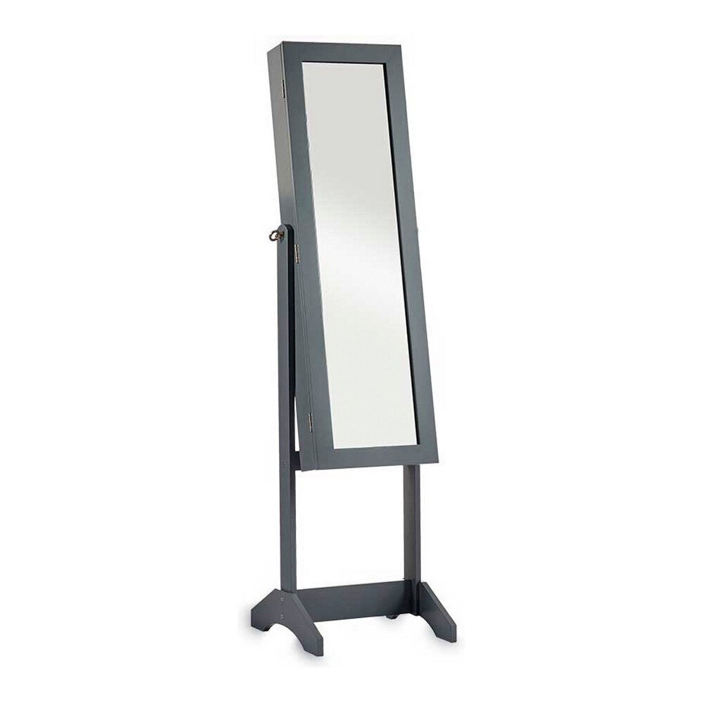 Spogulis Rotaslietu statīvs Pelēks Koks MDF (36 x 140 x 36,5 cm) cena un informācija | Spoguļi | 220.lv