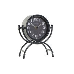 Galda pulkstenis DKD Home Decor Stikls Melns Dzelzs (16 x 7.5 x 21 cm) cena un informācija | Pulksteņi | 220.lv