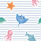 Gultas veļas komplekts Cool Kids Ocean (180 x 220 cm) (Gulta 105/110) cena un informācija | Gultas veļas komplekti | 220.lv