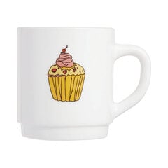 Krūzīte Luminarc Gourmandise Cupcake Stikls (29 cl) cena un informācija | Glāzes, krūzes, karafes | 220.lv