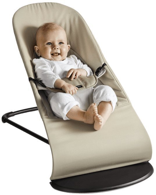 Šūpuļkrēsls Babybjorn 005026, haki/bešs cena un informācija | Bērnu šūpuļkrēsliņi | 220.lv