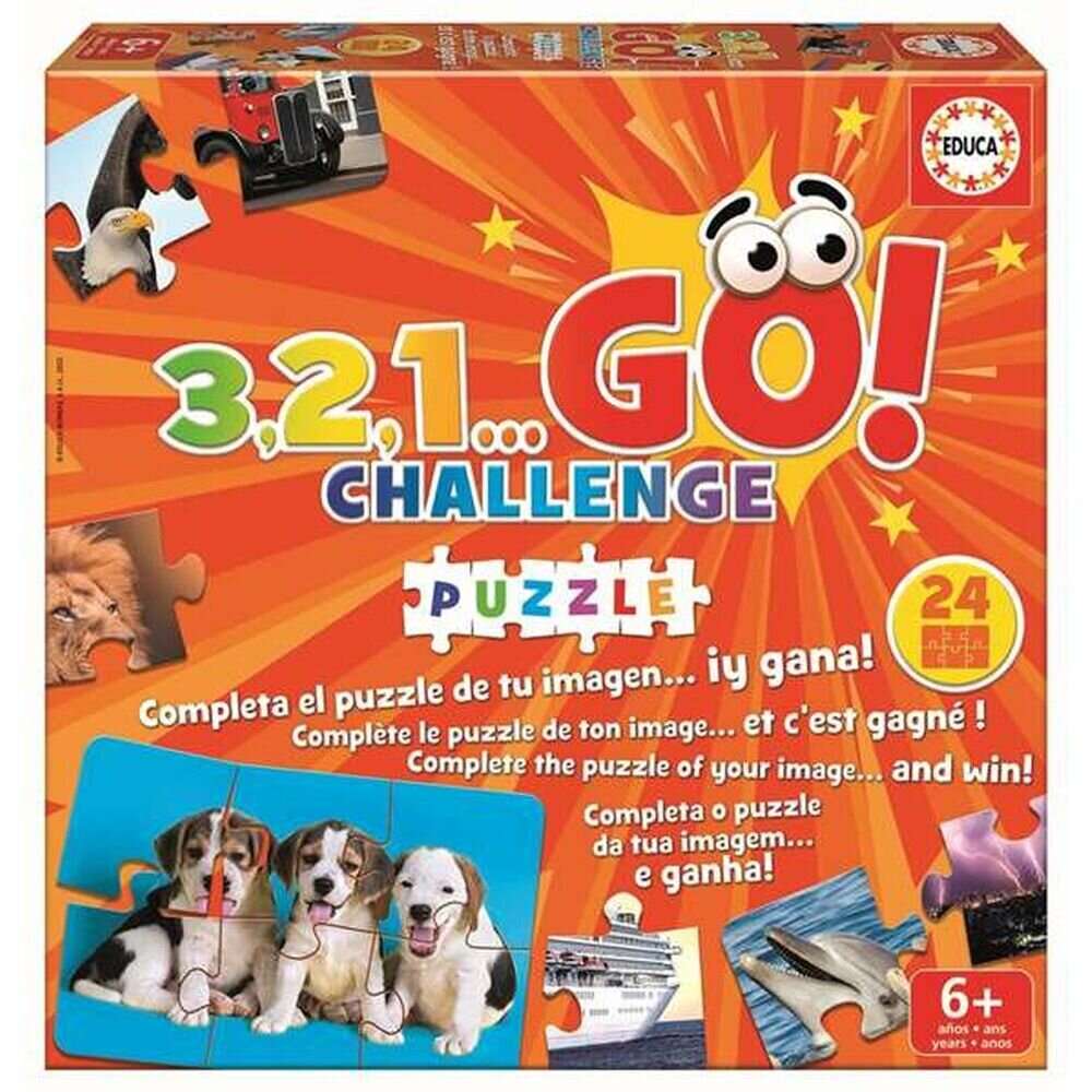 Galda spēle Educa 3,2,1..Challenge Puzzle cena un informācija | Galda spēles | 220.lv