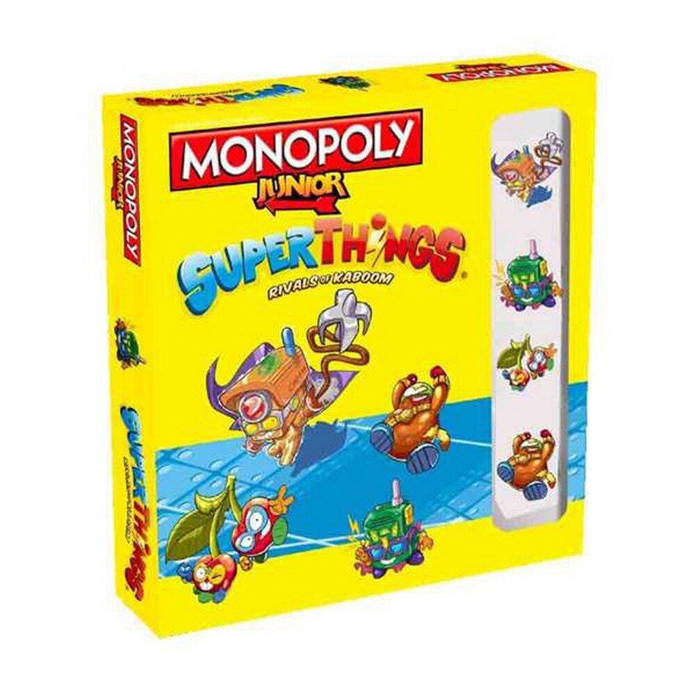 Galda spēle Monopoly Junior Superthings (ES) цена и информация | Galda spēles | 220.lv