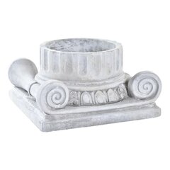 Puķu pods DKD Home Decor Pelēks Cements Tradicionāls (20,5 x 20,5 x 11 cm) cena un informācija | Puķu podi | 220.lv