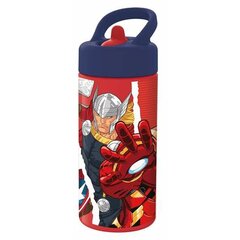 Ūdens pudele The Avengers Infinity Sarkans Melns (410 ml) cena un informācija | Ūdens pudeles | 220.lv