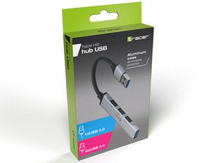 USB centrmezgls Tracer TRAPOD47000, USB 2.0/USB 3.0 cena un informācija | Adapteri un USB centrmezgli | 220.lv