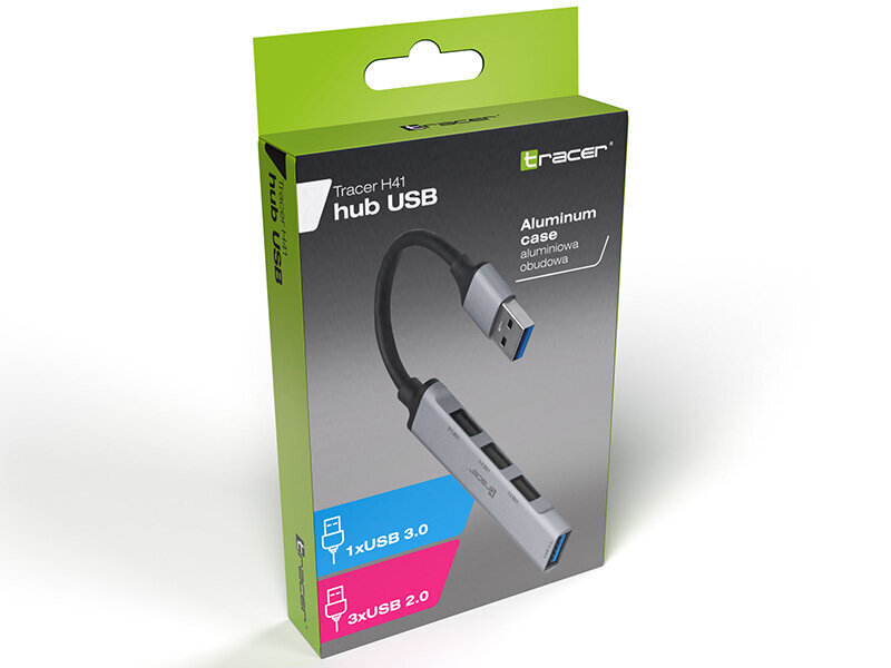 USB centrmezgls Tracer TRAPOD47000, USB 2.0/USB 3.0 цена и информация | Adapteri un USB centrmezgli | 220.lv