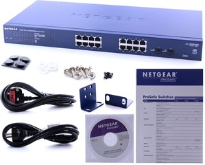 Netgear GS716T-300EUS cena un informācija | Netgear Datortehnika | 220.lv