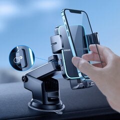 JoyroomJR-ZS246 Dual-Coil Wireless Car Charger Holder (Dashboard)-Black cena un informācija | Lādētāji un adapteri | 220.lv