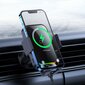 Baseus Halo car phone holder with 15W induction charger for a sheet of paper black (SUDD000001) cena un informācija | Auto turētāji | 220.lv