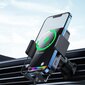 Baseus Halo car phone holder with 15W induction charger for a sheet of paper black (SUDD000001) cena un informācija | Auto turētāji | 220.lv