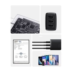 Baseus Compact charger 3x USB 17W black (CCXJ020101) цена и информация | Зарядные устройства для телефонов | 220.lv