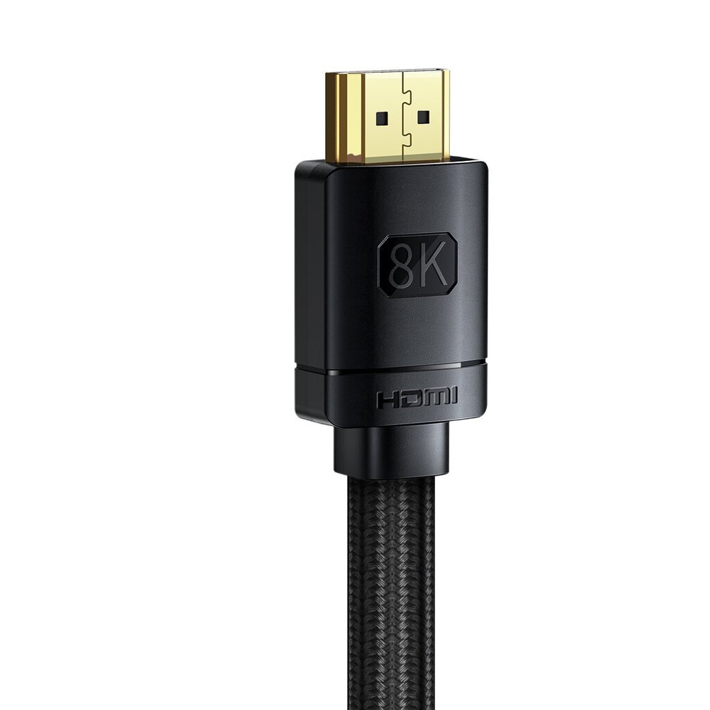 Baseus High Definition Series HDMI 8K to HDMI 8K Adapter Cable 1.5m Black cena un informācija | Savienotājkabeļi | 220.lv