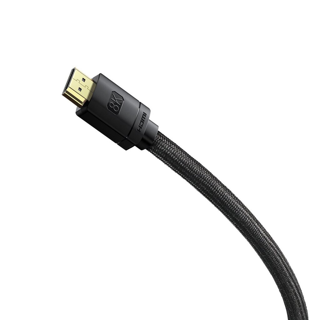 Baseus High Definition Series HDMI 8K to HDMI 8K Adapter Cable 1.5m Black cena un informācija | Savienotājkabeļi | 220.lv