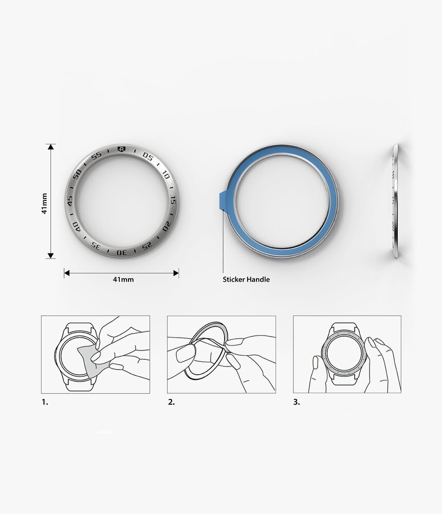 Ringke Bezel Styling GW3-41-01 цена и информация | Viedpulksteņu un viedo aproču aksesuāri | 220.lv