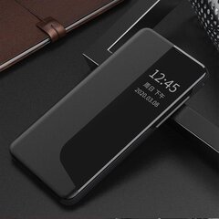 Eco Leather View Case elegant bookcase type case with kickstand for Huawei P40 black cena un informācija | Telefonu vāciņi, maciņi | 220.lv