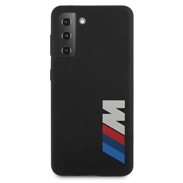 Case BMW BMHCS21MMSLBLBK S21 + G996 black / black hardcase Silicone Signature Logo цена и информация | Telefonu vāciņi, maciņi | 220.lv