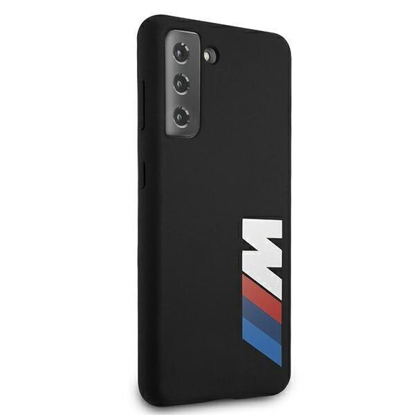 Case BMW BMHCS21MMSLBLBK S21 + G996 black / black hardcase Silicone Signature Logo цена и информация | Telefonu vāciņi, maciņi | 220.lv