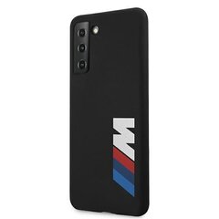 Case BMW BMHCS21MMSLBLBK S21 + G996 black / black hardcase Silicone Signature Logo цена и информация | Чехлы для телефонов | 220.lv