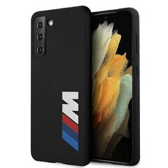 Case BMW BMHCS21MMSLBLBK S21 + G996 black / black hardcase Silicone Signature Logo цена и информация | Чехлы для телефонов | 220.lv