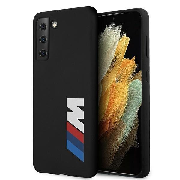 Case BMW BMHCS21MMSLBLBK S21 + G996 black / black hardcase Silicone Signature Logo цена и информация | Telefonu vāciņi, maciņi | 220.lv