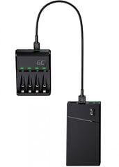 Зарядное устройство Green Cell VitalCharger 4 батареи AA 2000 мАч цена и информация | Зарядные устройства для фотокамер | 220.lv