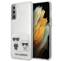 Karl Lagerfeld KLHCS21MCKTR S21 + G996 hardcase Transparent Karl & Choupette цена и информация | Чехлы для телефонов | 220.lv